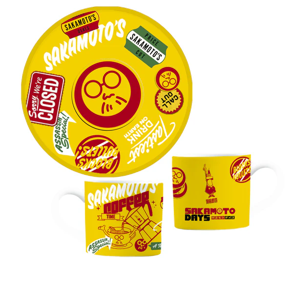 Bialetti x Sakamoto Days Cup and Saucer Set - Image 3
