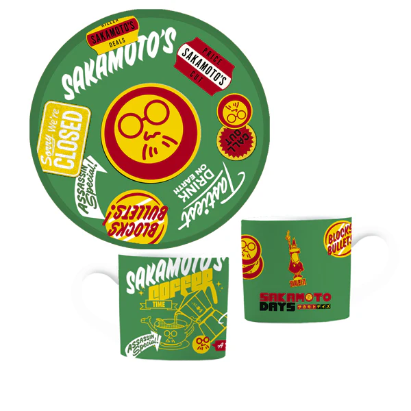 Bialetti x Sakamoto Days Cup and Saucer Set - Image 4