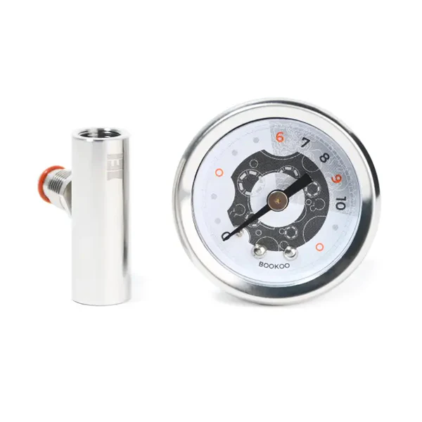 Bookoo G1/8 FFM T Splitter and Gauge