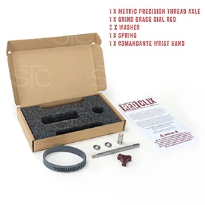 Comandante RX35 Red Clix Burr Adjustment Kit - Image 3
