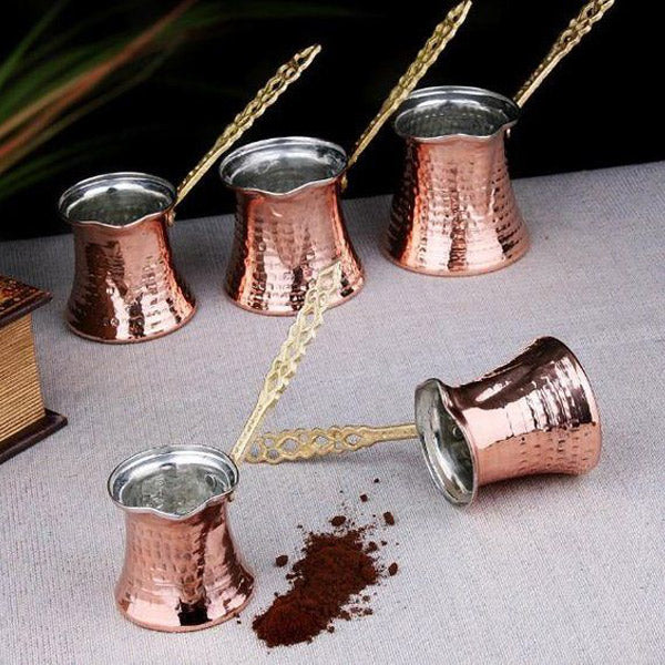 Copper Turkish Cezve Coffee Pot - Image 3