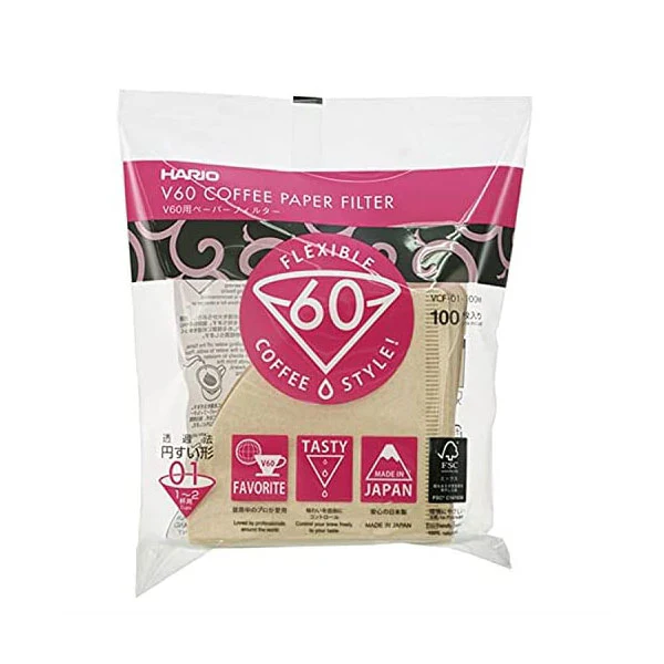 Hario V60 Paper Filters - Natural - Image 3