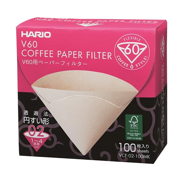 Hario V60 Paper Filters - Natural - Image 4