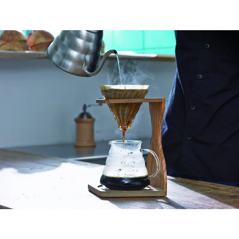 Hario V60 Pour Over Set - Olive Wood - Image 3
