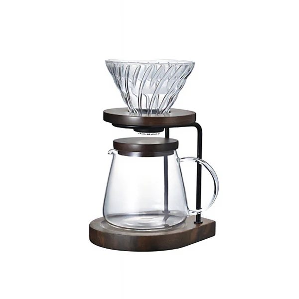 Hario Walnut Drip Stand Set