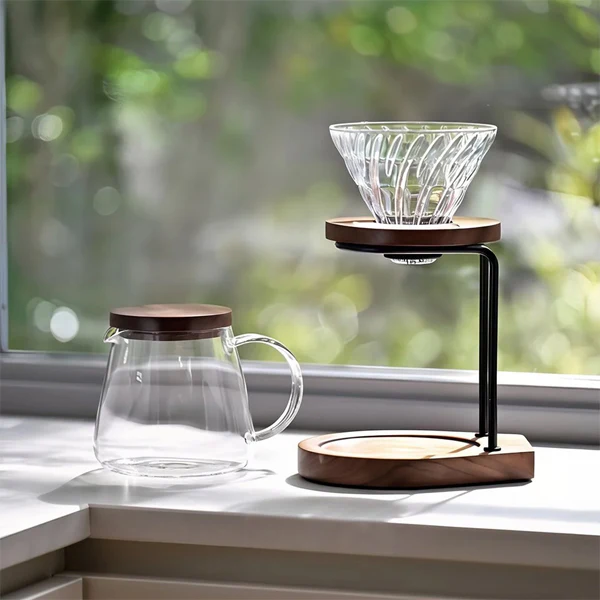 Hario Walnut Drip Stand Set - Image 3