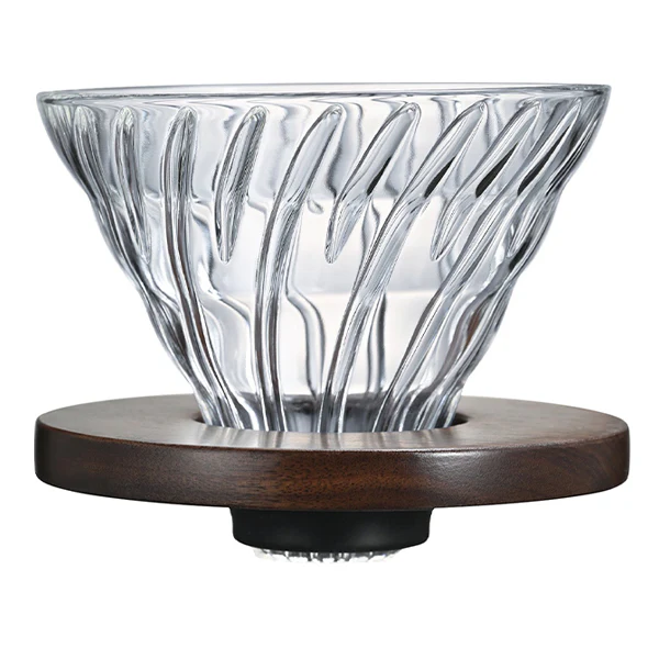 Hario Walnut V60 Glass Dripper
