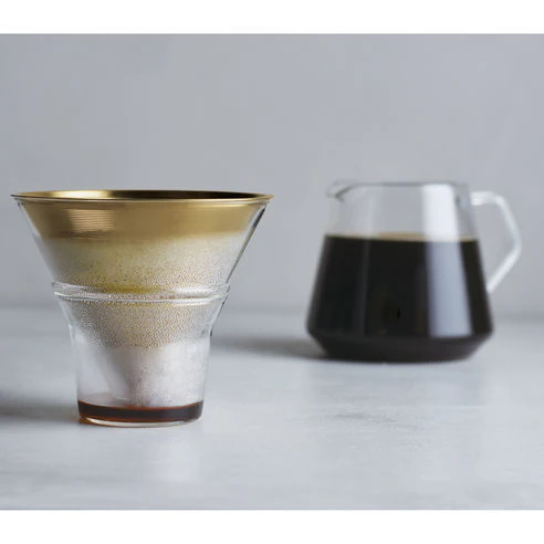 Kinto Brass Brewer Stand Set - Image 8
