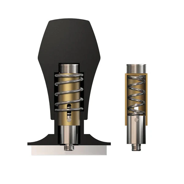 Normcore Spring-Loaded Tamper V4 Titanium Ripple - Image 2