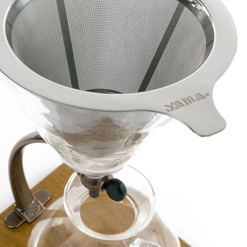 Yama Silverton Stainless Steel Coffee/Tea Dripper - Image 6